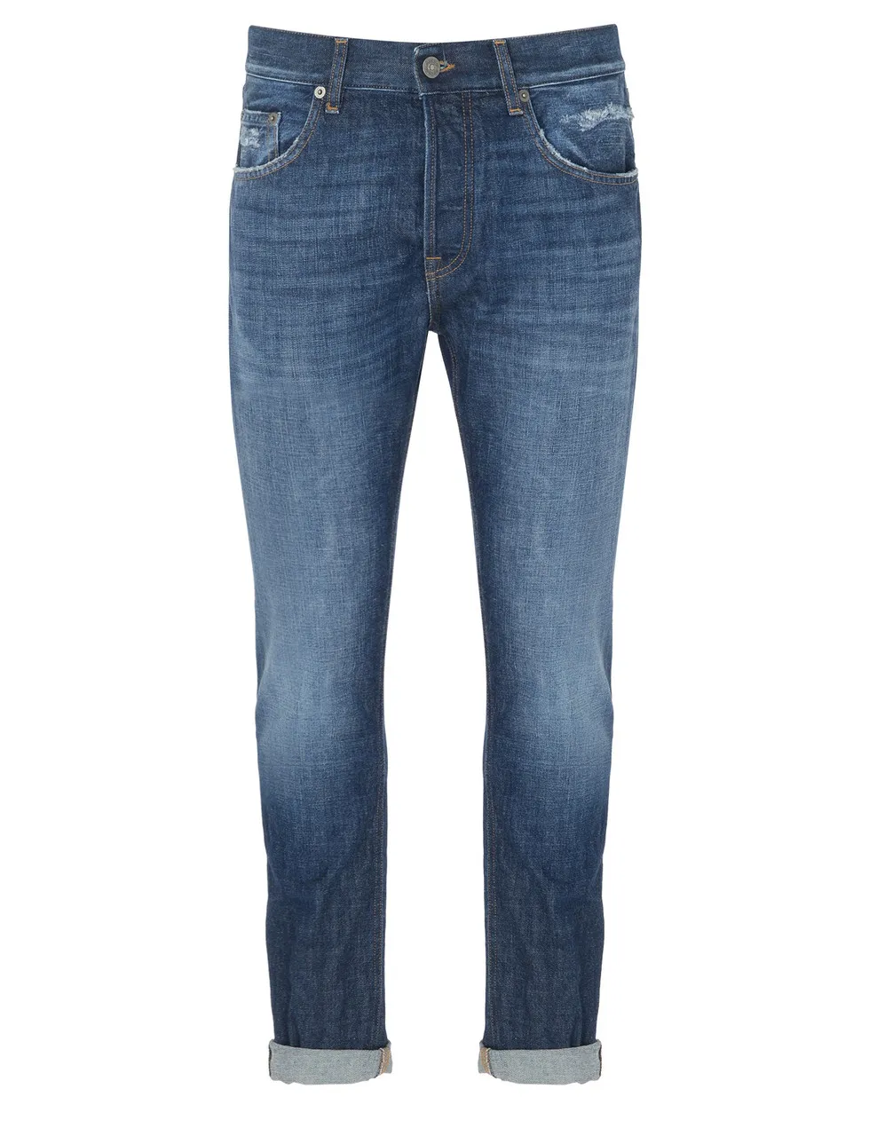 Dondup Jeans Icon Up en denim bleu délavé