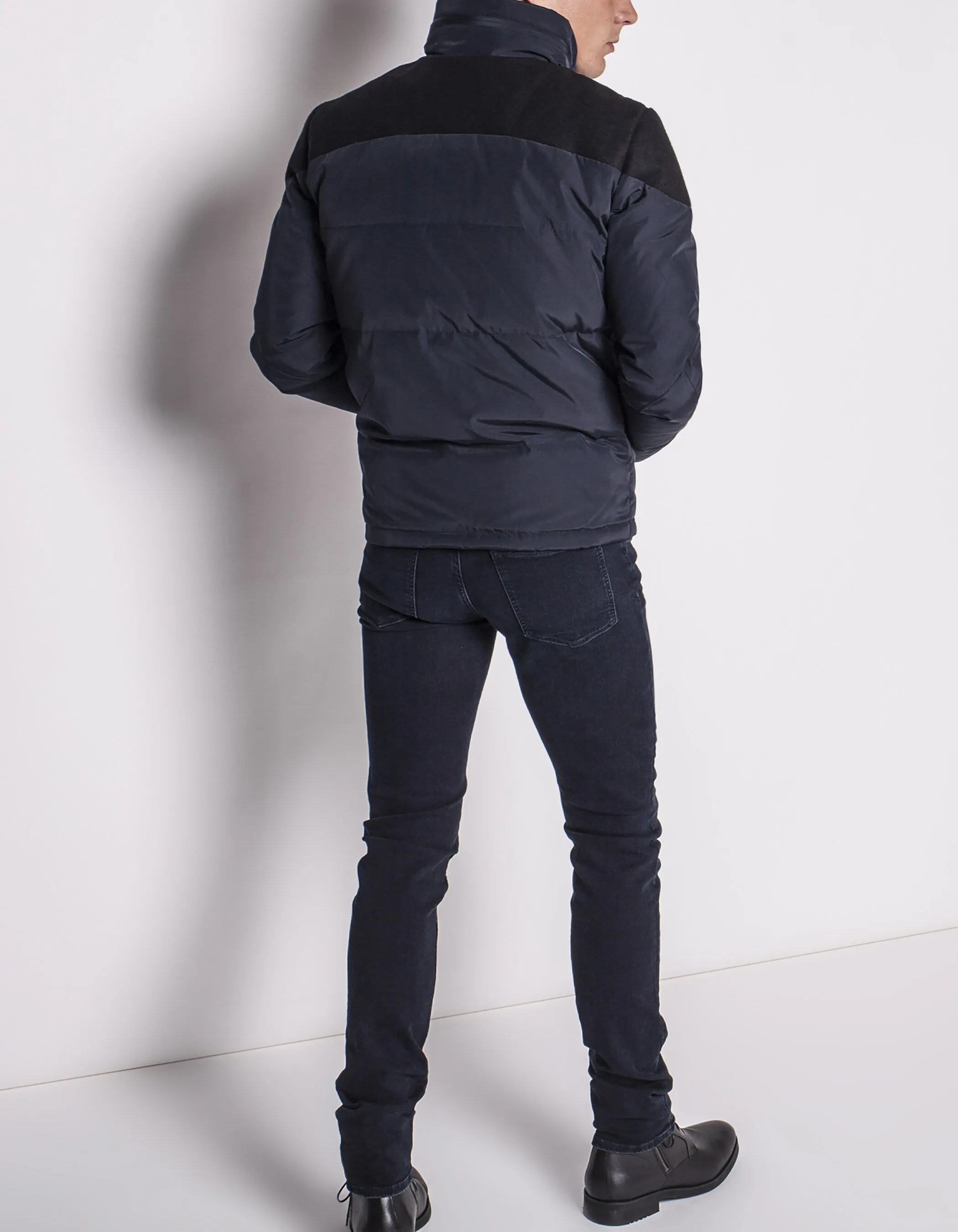 Doudoune bleue homme