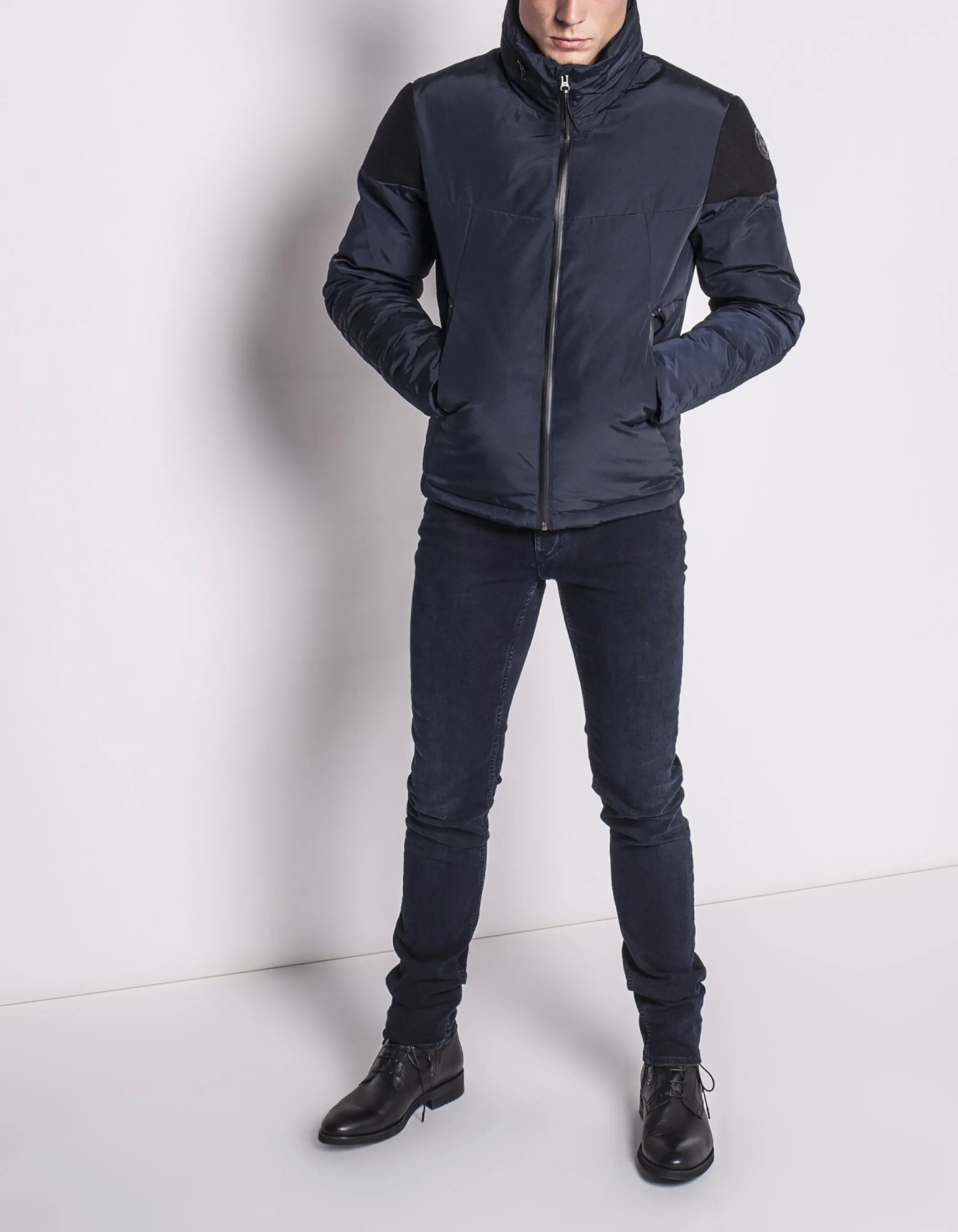 Doudoune bleue homme