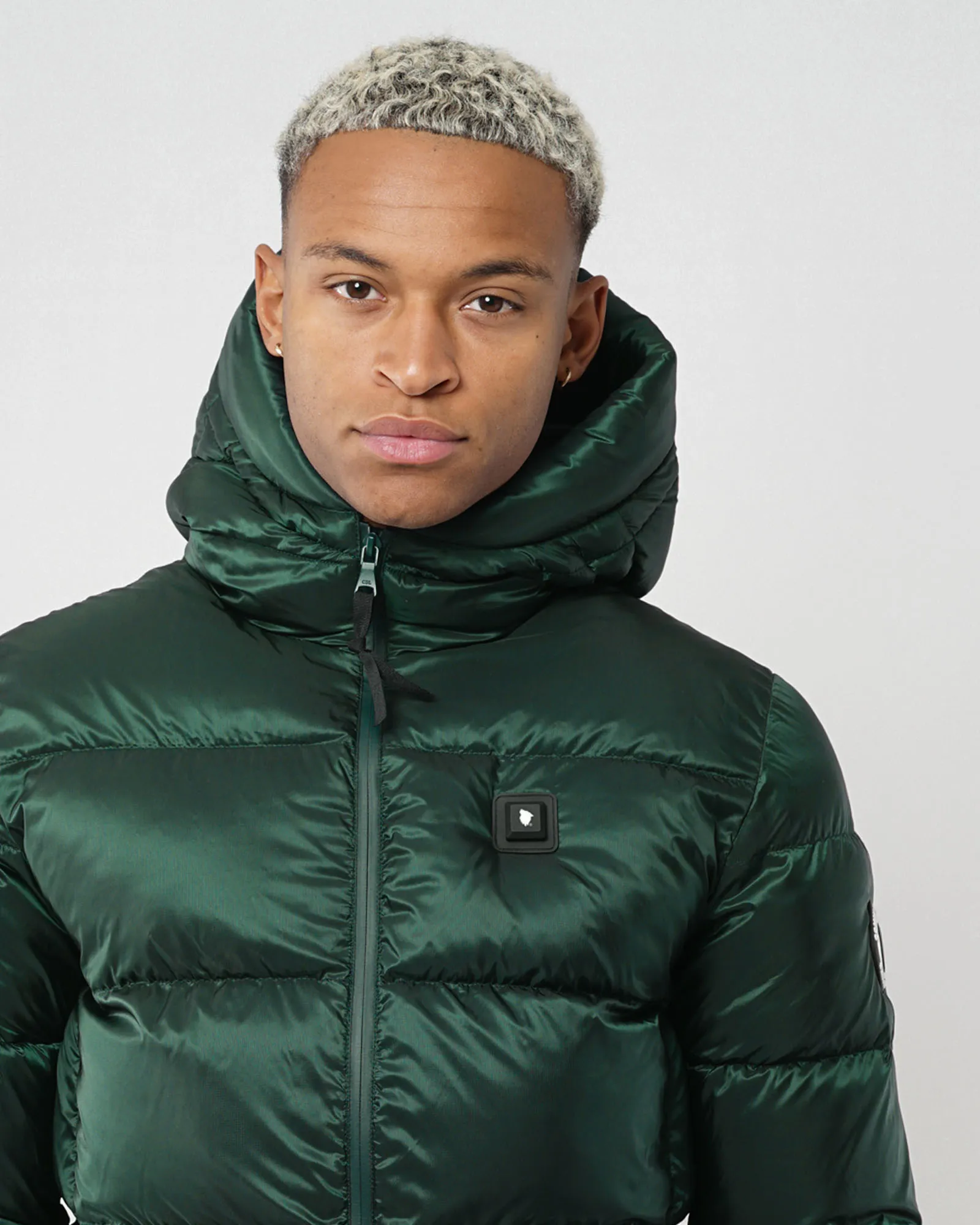 Doudoune Chauffante Capuche BIRMINGHAM Vert