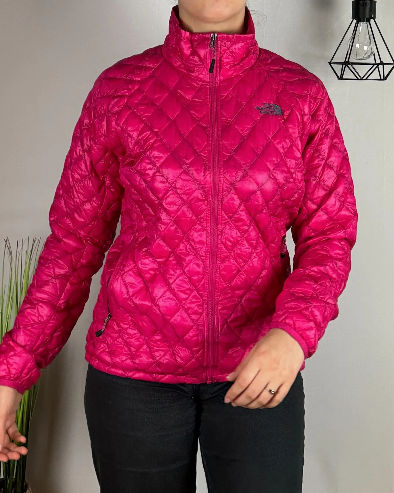 Doudoune fine The north face rose (M) unisex