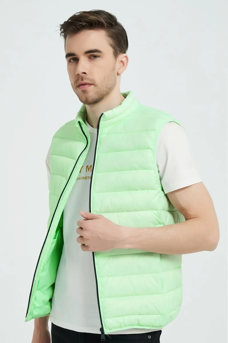 Doudoune gilet vert clair KAYSER