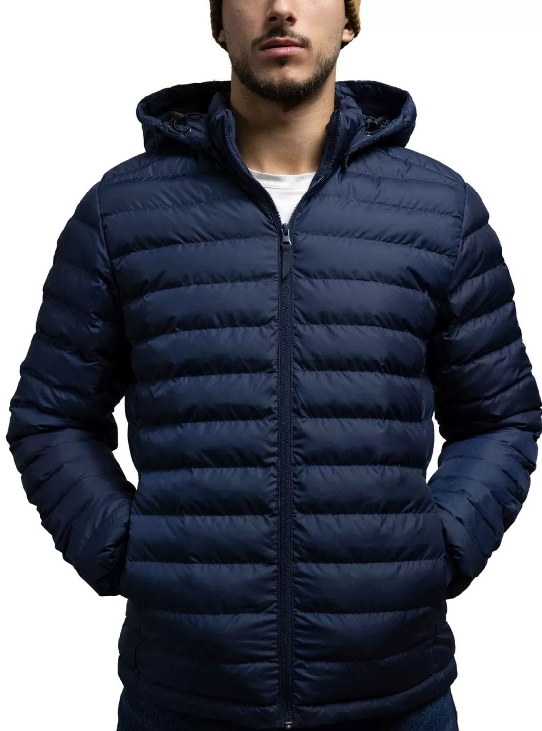 Doudoune Klout Bleu Marine Eco pour Homme