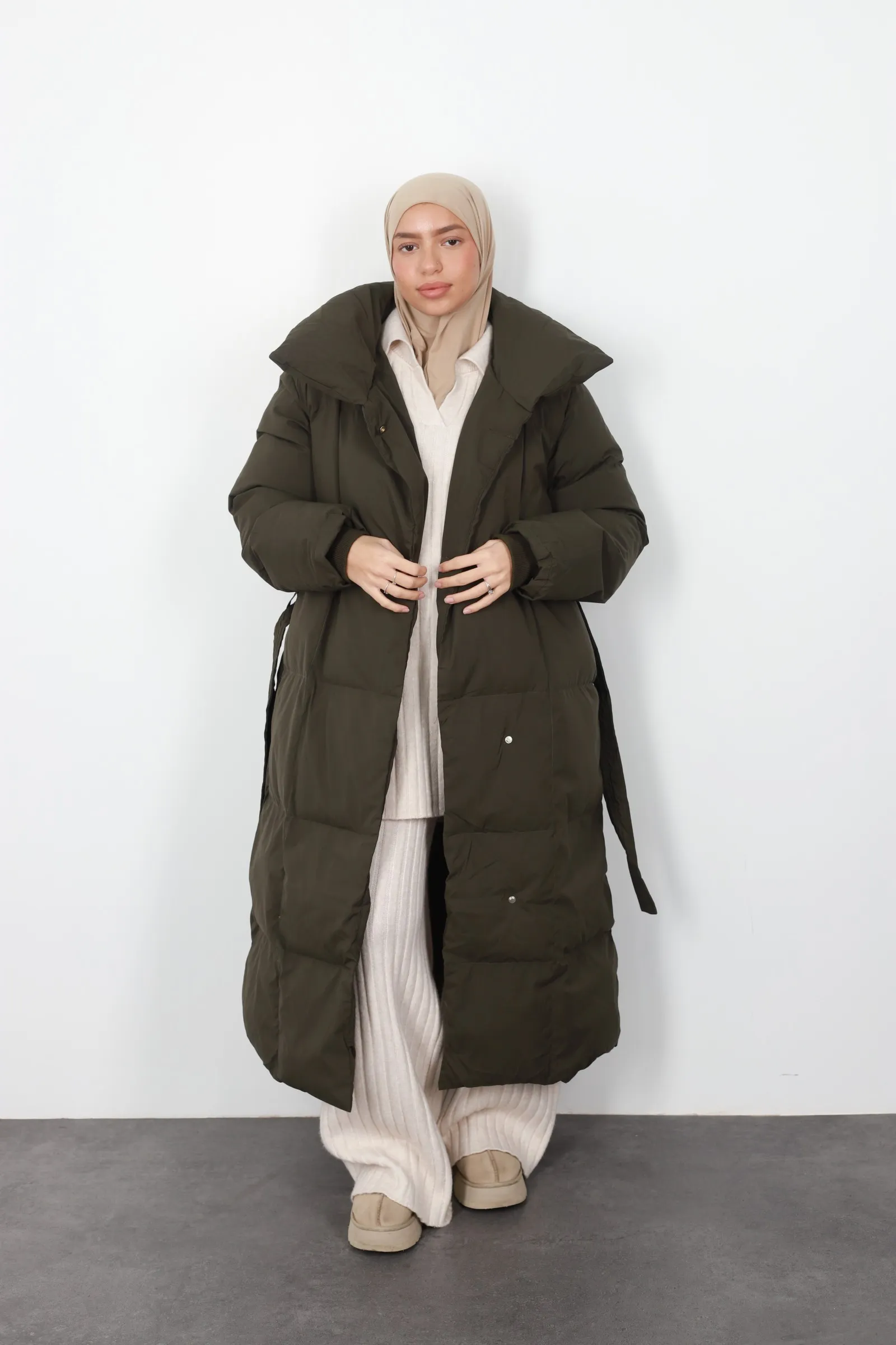 Doudoune Siberia duvet kaki