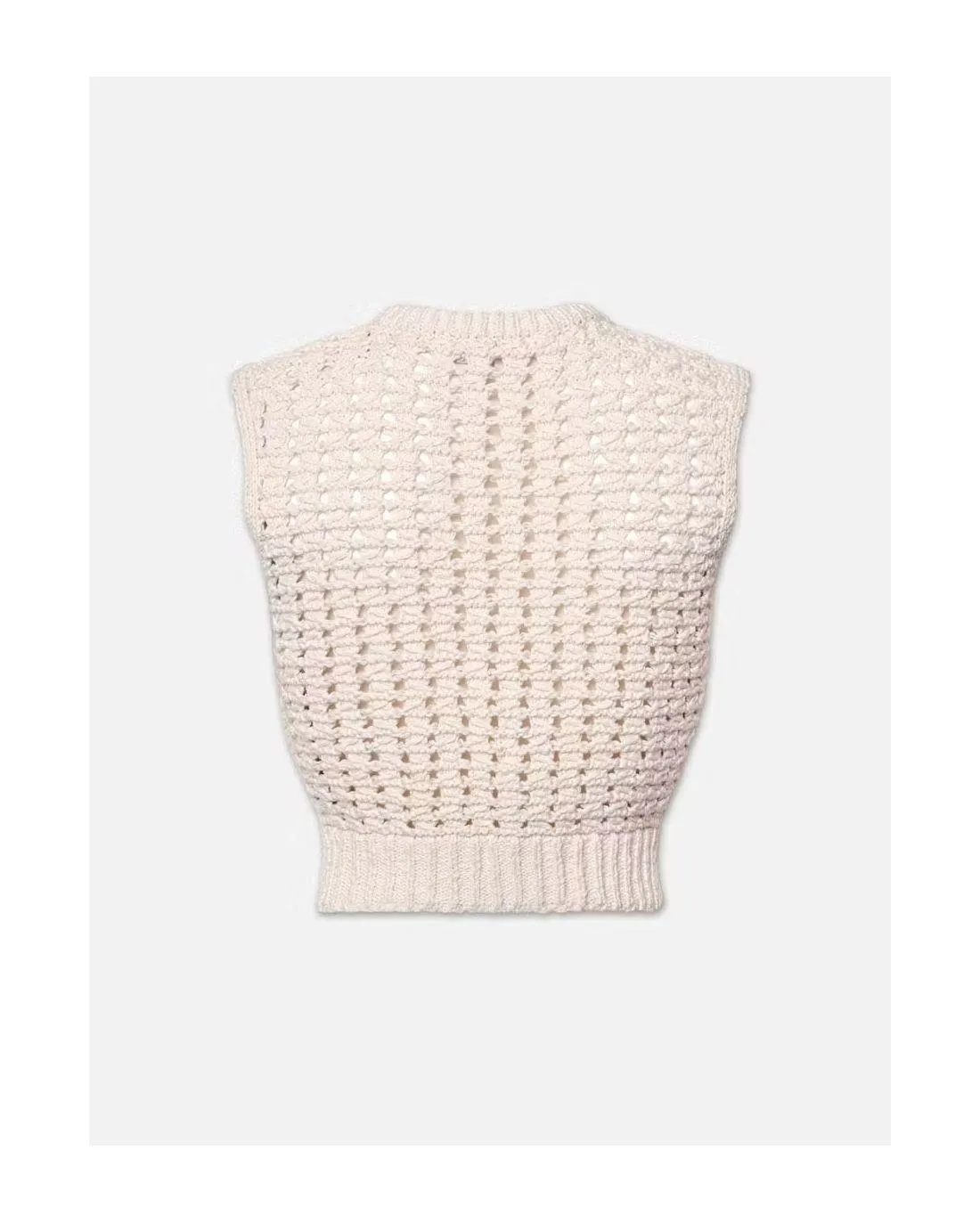 DÉBARDEUR YARN SWEATER CREAM - Frame | Chez Maman Rouen