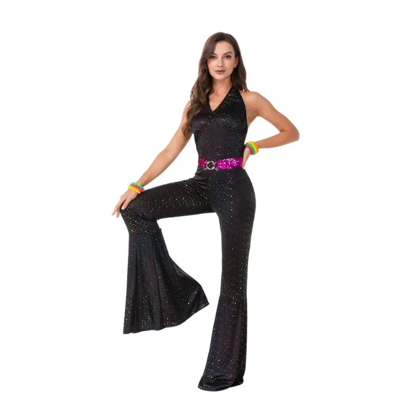 Déguisement Femme Disco Paillette