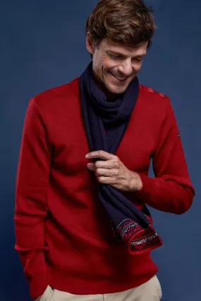 Echarpe jacquard Noël - 100% matières recyclées