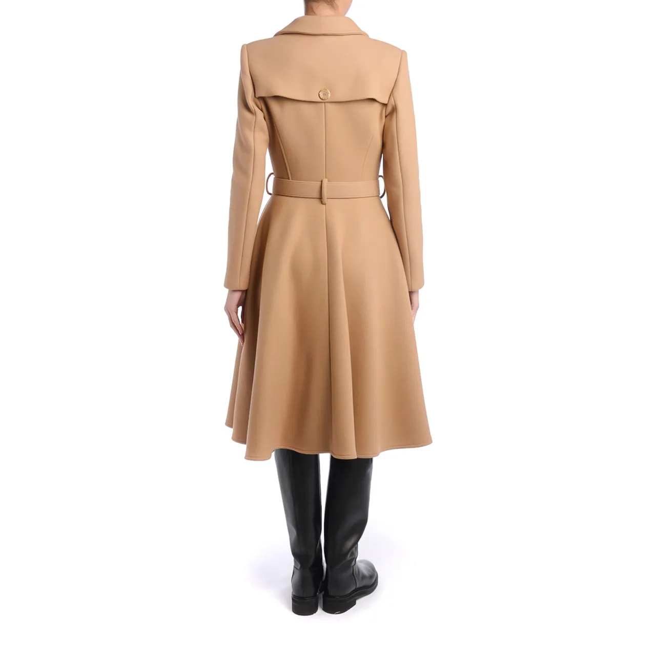 Elisabetta Franchi Manteau camel 