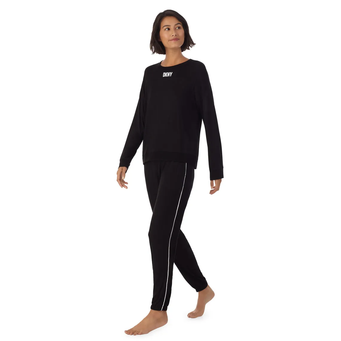 Ensembe Pyjama Jogging à Manches Longues noir | 3 Suisses