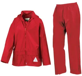 Ensemble coupe vent imperméable - Enfant - R095J - rouge 