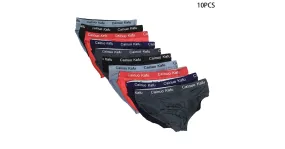 Ensemble de 10 slips pour hommes