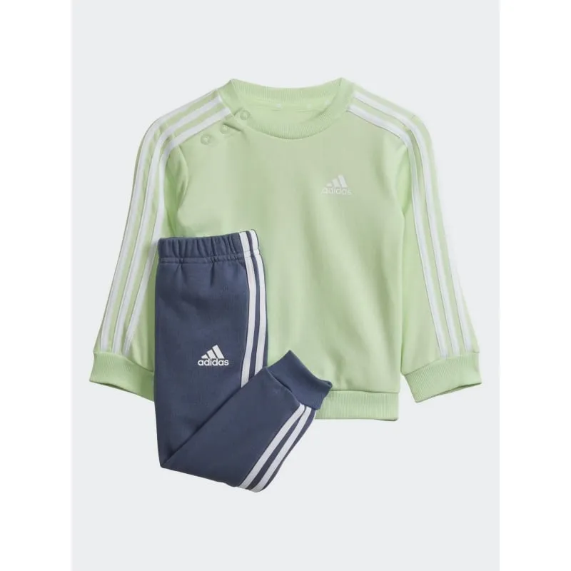 Ensemble de survêtement 3S bleu vert enfant - Adidas | wimod