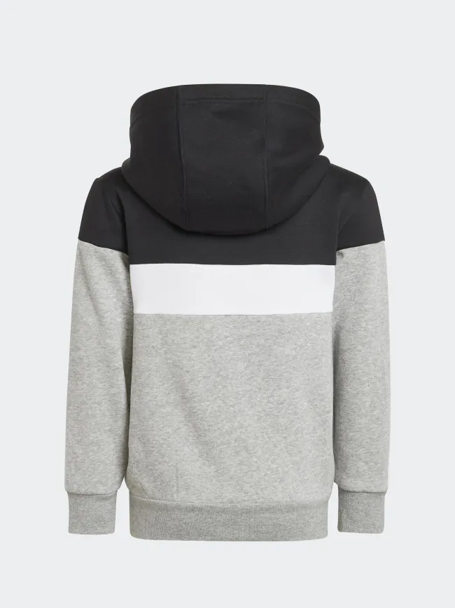 Ensemble de survêtement 3s gris/noir garçon - Adidas | wimod