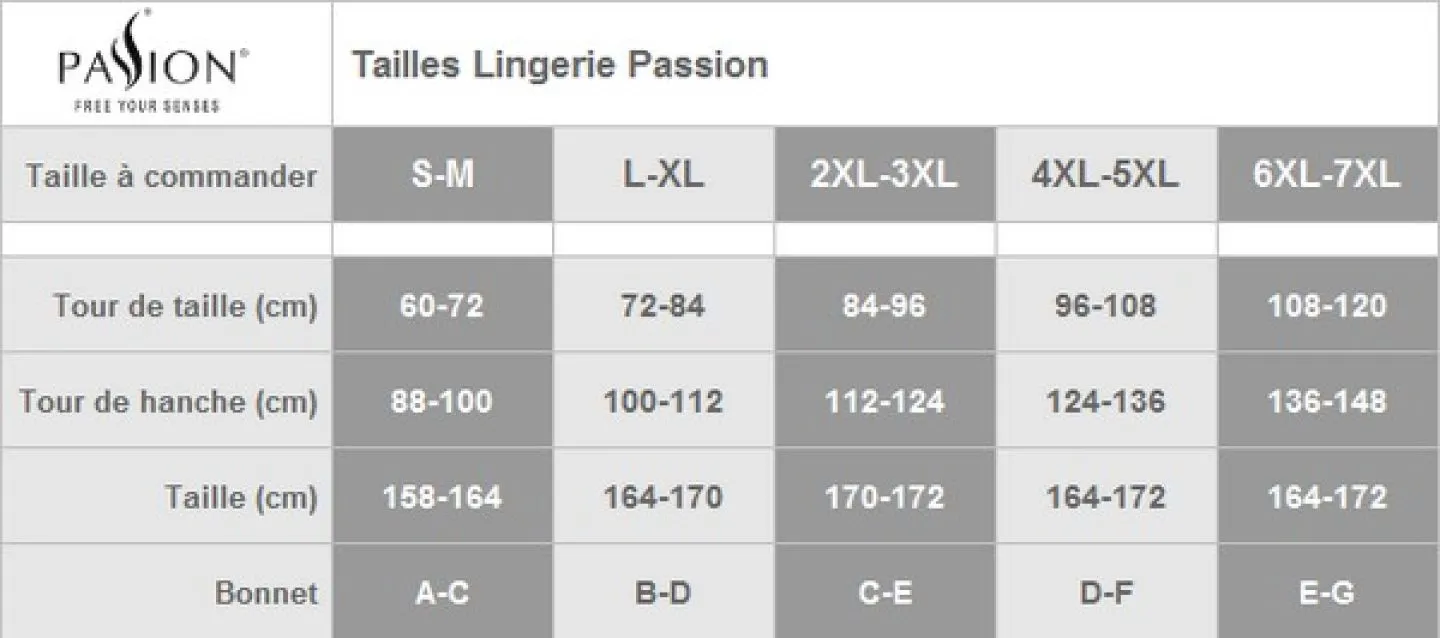 Ensemble Lingerie Grandes Tailles Sexy - Zoja - Passion