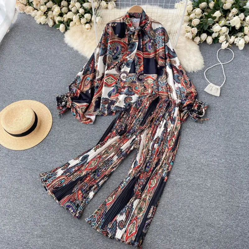 Ensemble pantalon bohème chic