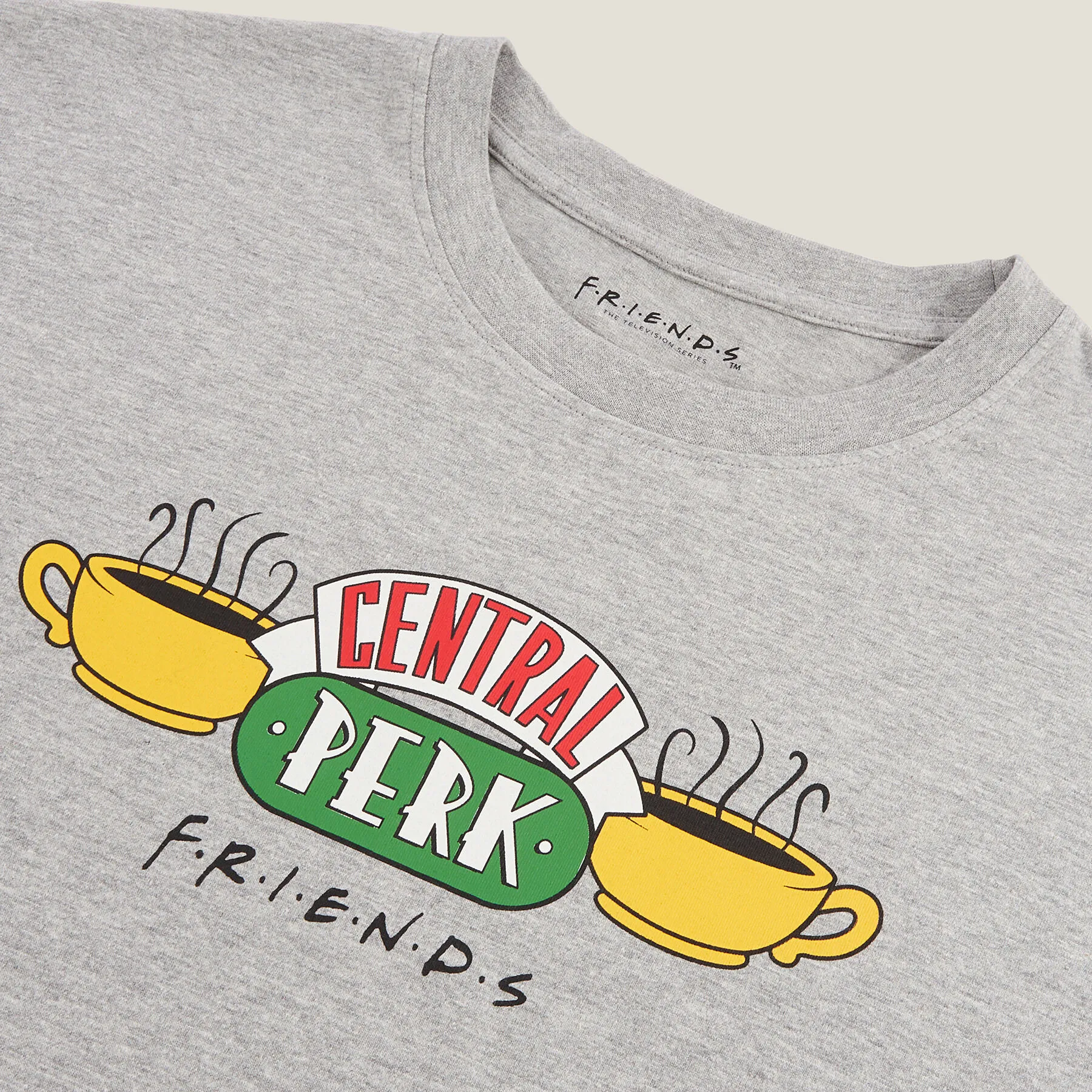 Ensemble pyjama licence Friends Gris clair | Jules