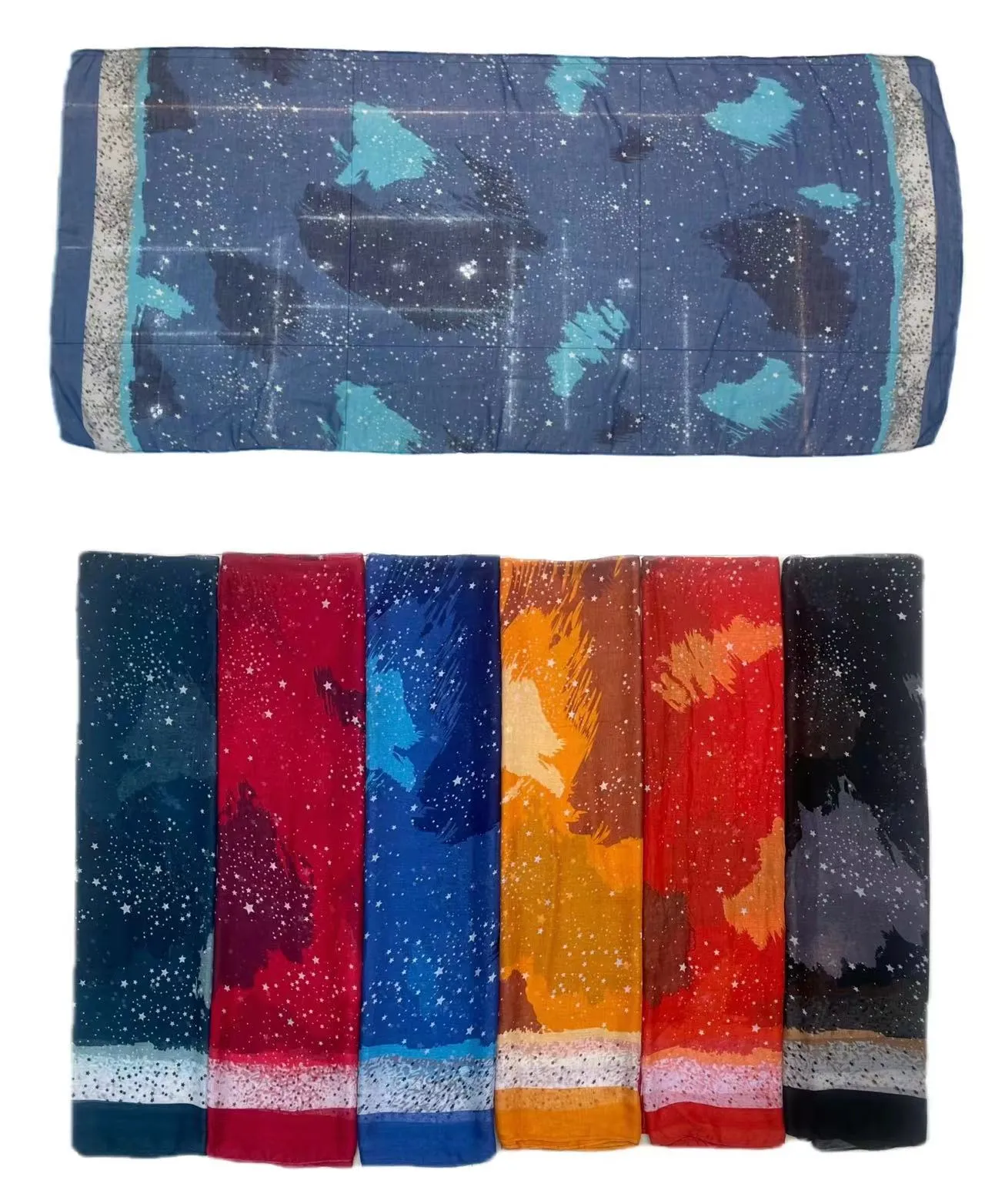 Foulard imprime motif Étoile(x12)#12