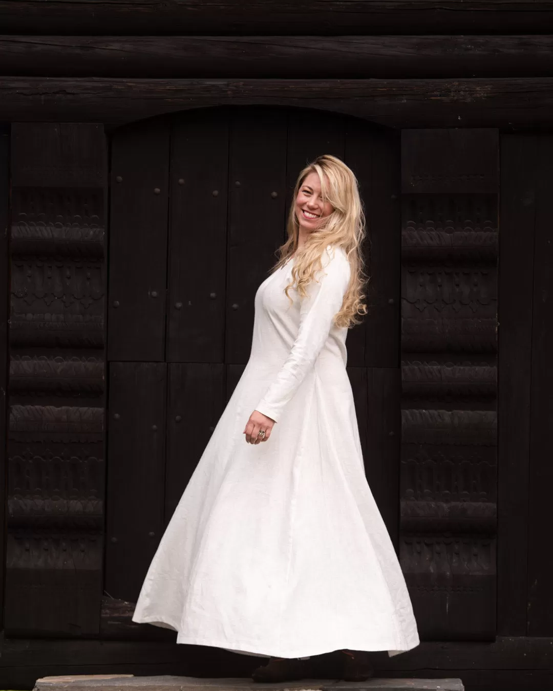 Frya Viking Linen Dress