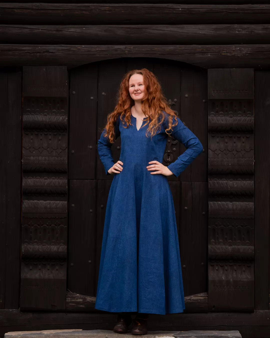Frya Viking Linen Dress