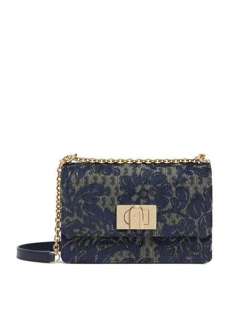 Furla 1927 Mini Sac Porté Épaule En Chaîne Tons Méditerranéens - Achetez À Prix Outlet!