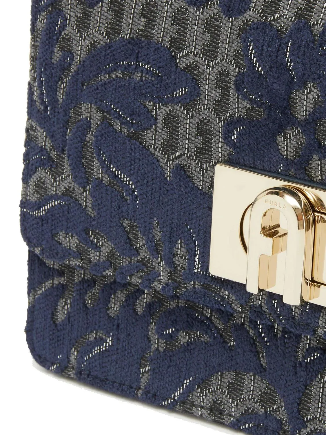Furla 1927 Mini Sac Porté Épaule En Chaîne Tons Méditerranéens - Achetez À Prix Outlet!