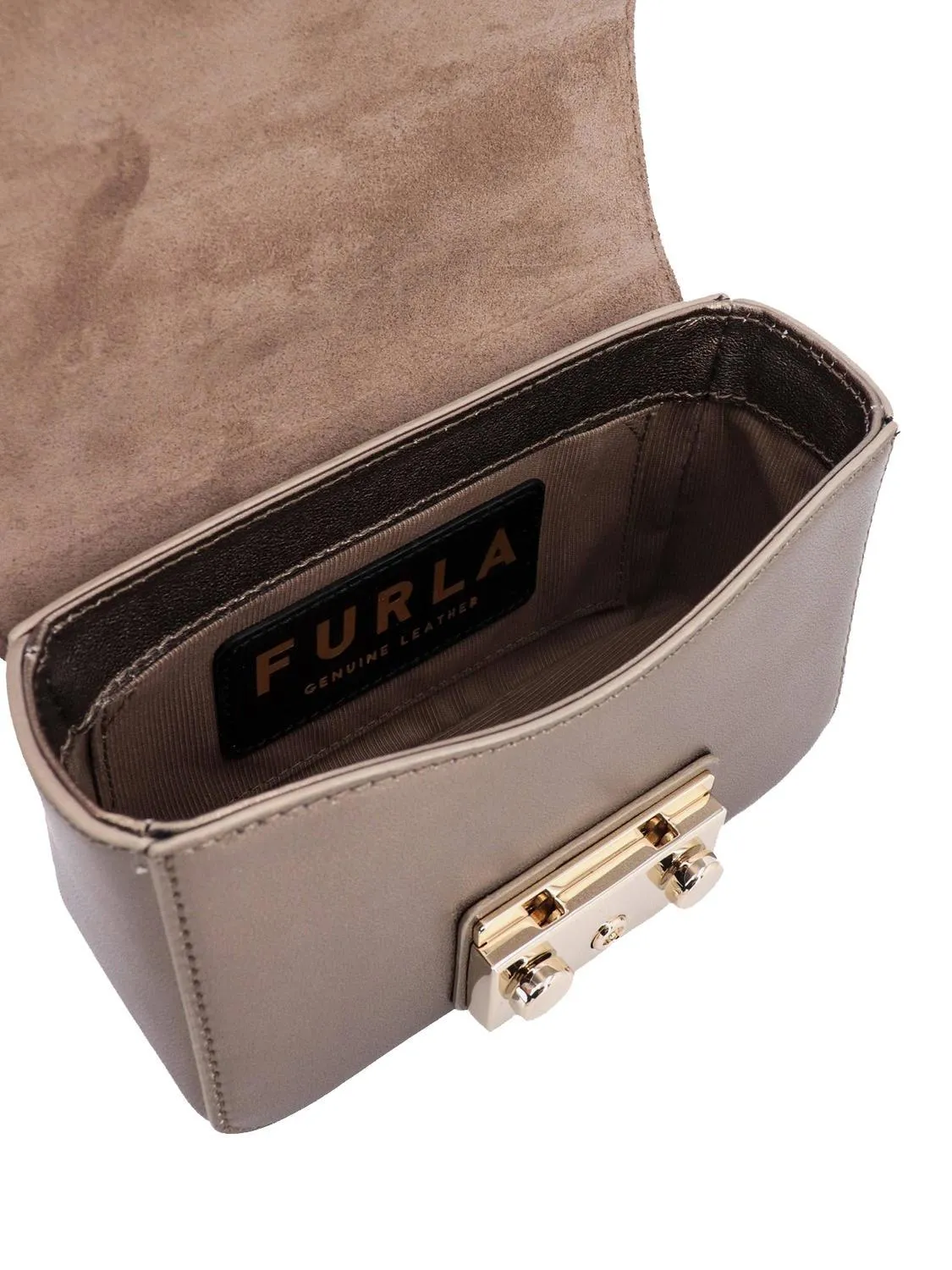 Furla Metropolis Mini Sac À Bandoulière Couleur Or-Bronze - Achetez À Prix Outlet!