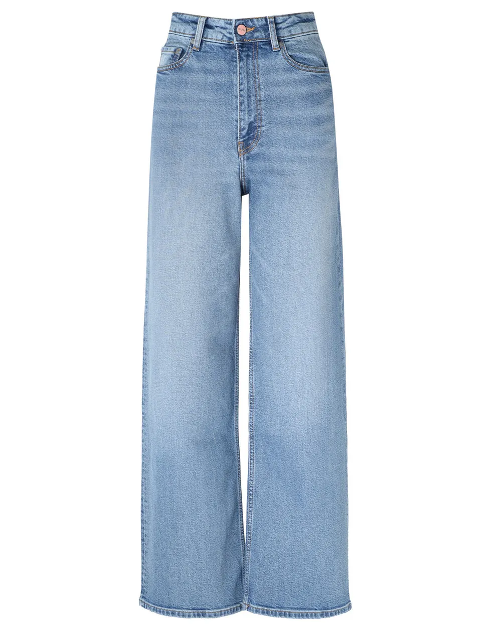 Ganni Jeans Andi Mid Blue Vintage