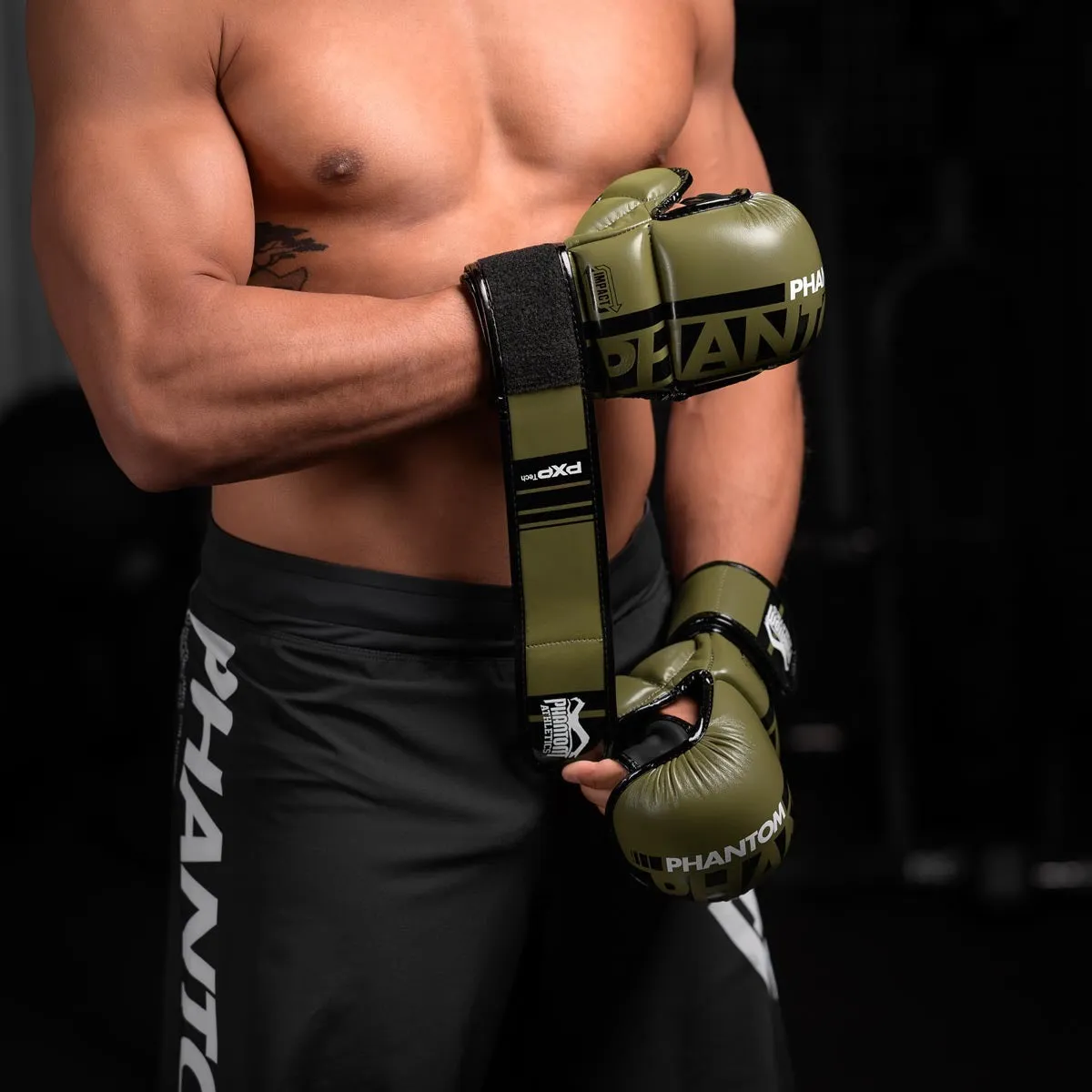Gants De Mma Sparring Phantom Athletics Apex - Kaki