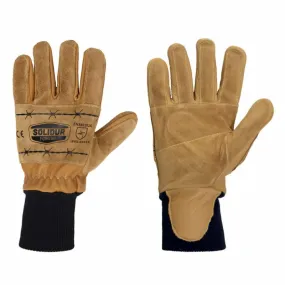 Gants débardage / barbelé Solidur | Gants protection anti-perforation