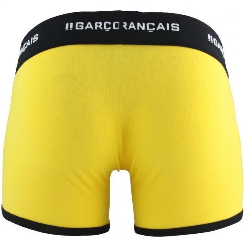 GARCON FRANCAIS Boxer Homme Coton LILLE Jaune