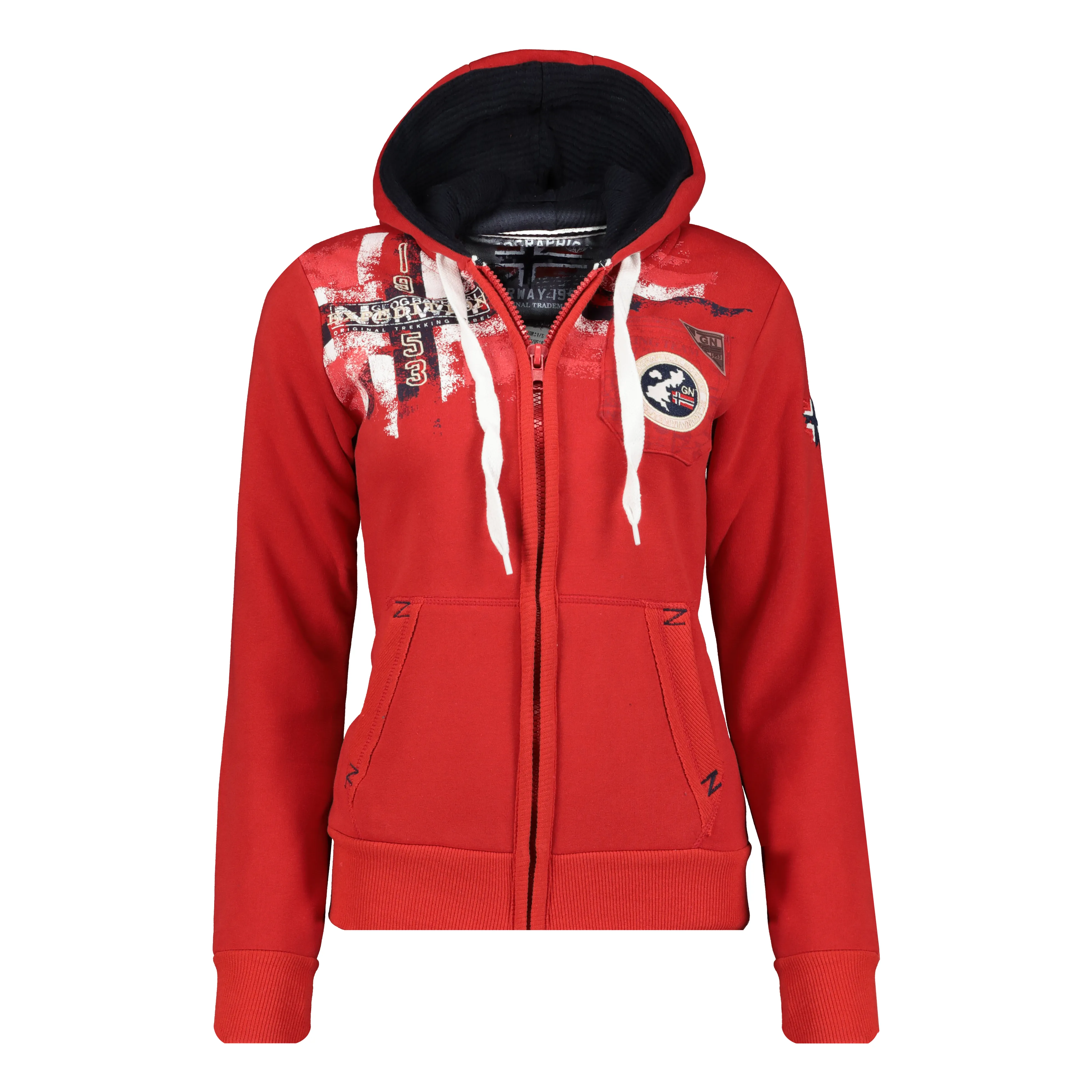 Geographical Norway Fespote Femme - Sweat Rouge