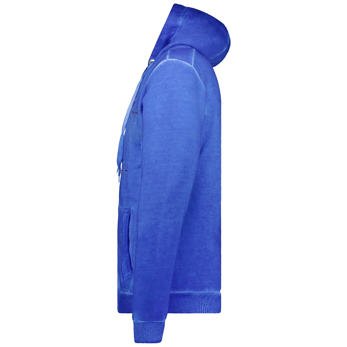 Geographical Norway Gadventure Homme - Sweat Zippé Bleu