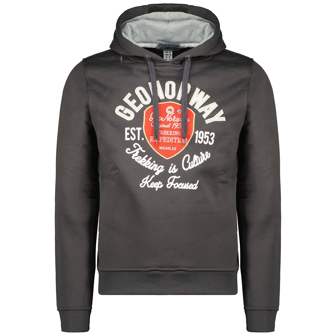 Geographical Norway Garlon Homme - Sweat Gris Fonce