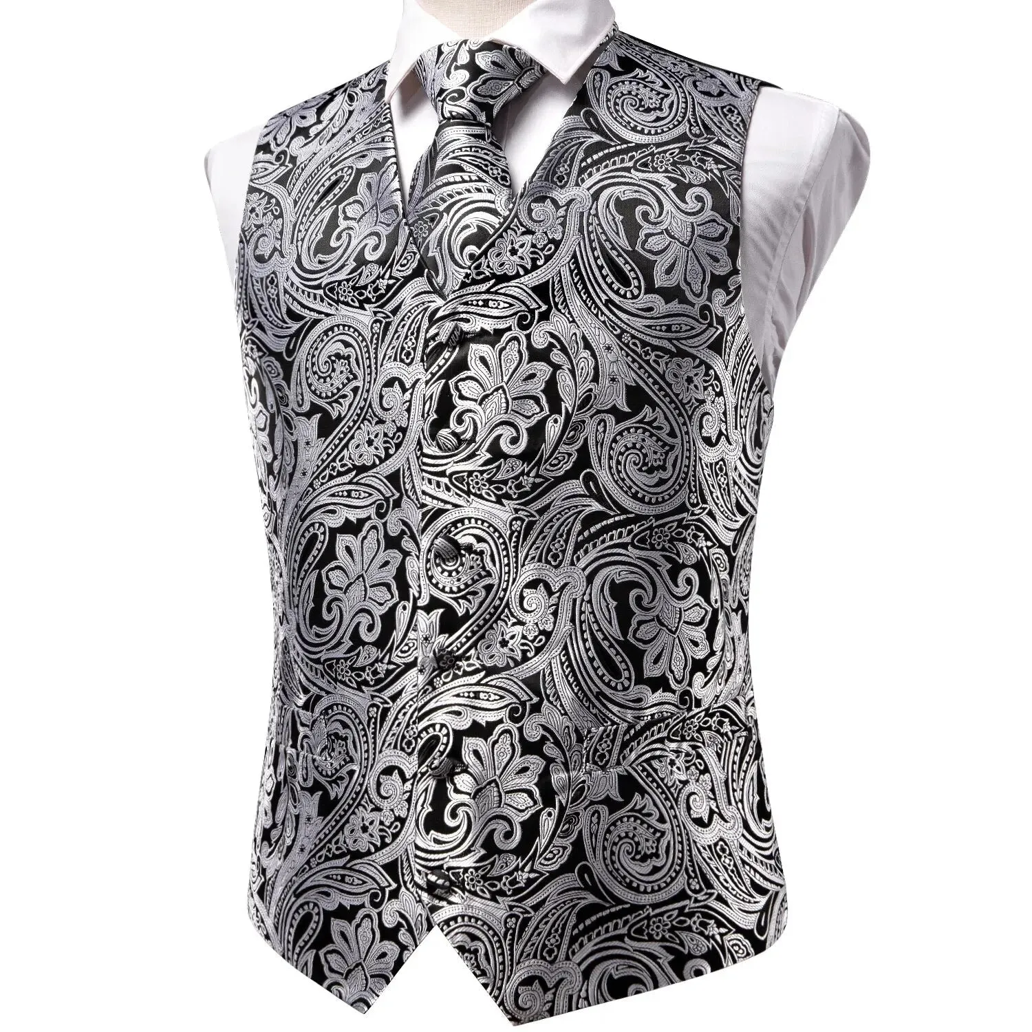 Gilet Argenté Homme - H G Wells