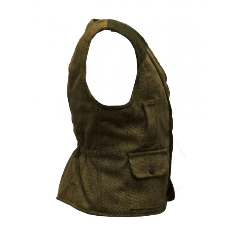 Gilet bébé tweed
