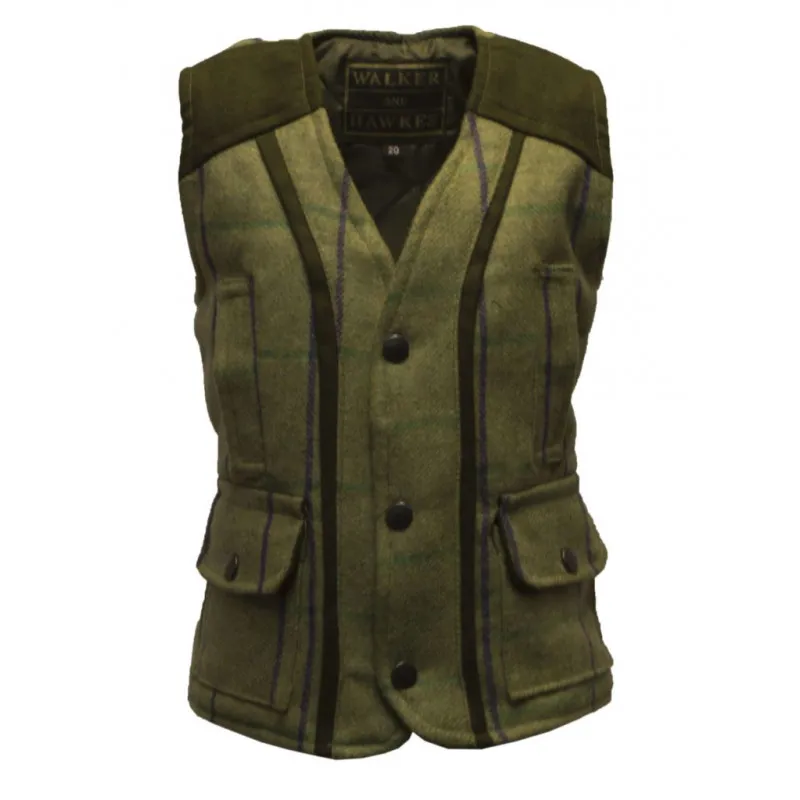 Gilet bébé tweed
