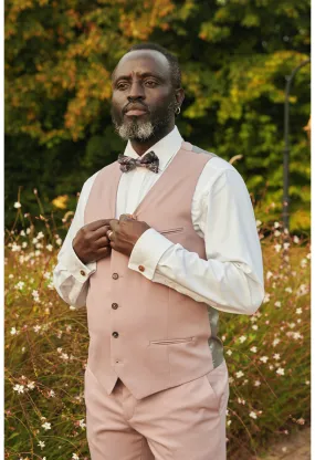 Gilet CHRIS rose pâle Taille 46 Couleur Rose