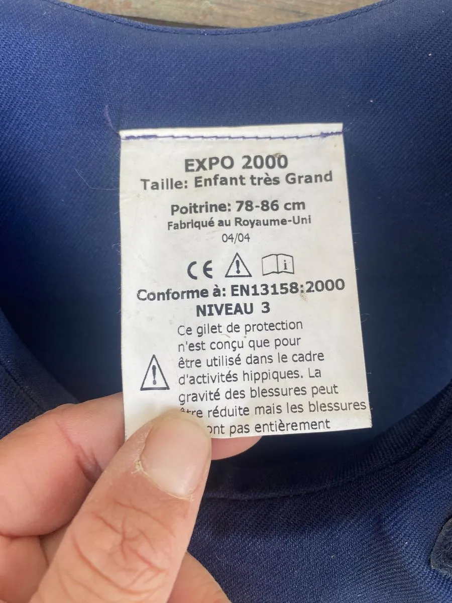 Gilet de cross protection
