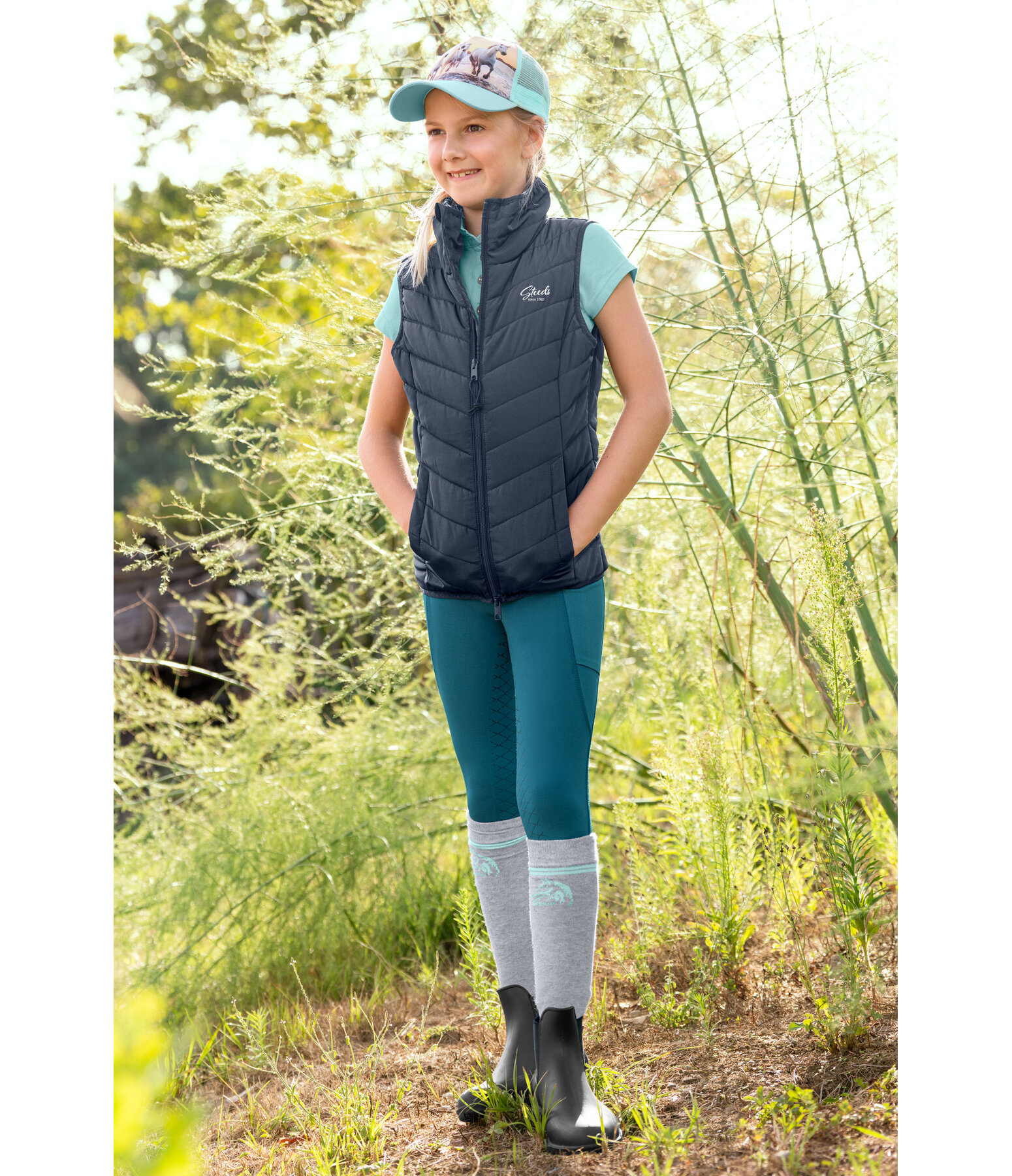 Gilet d'équitation matelassé Enfant  Jane