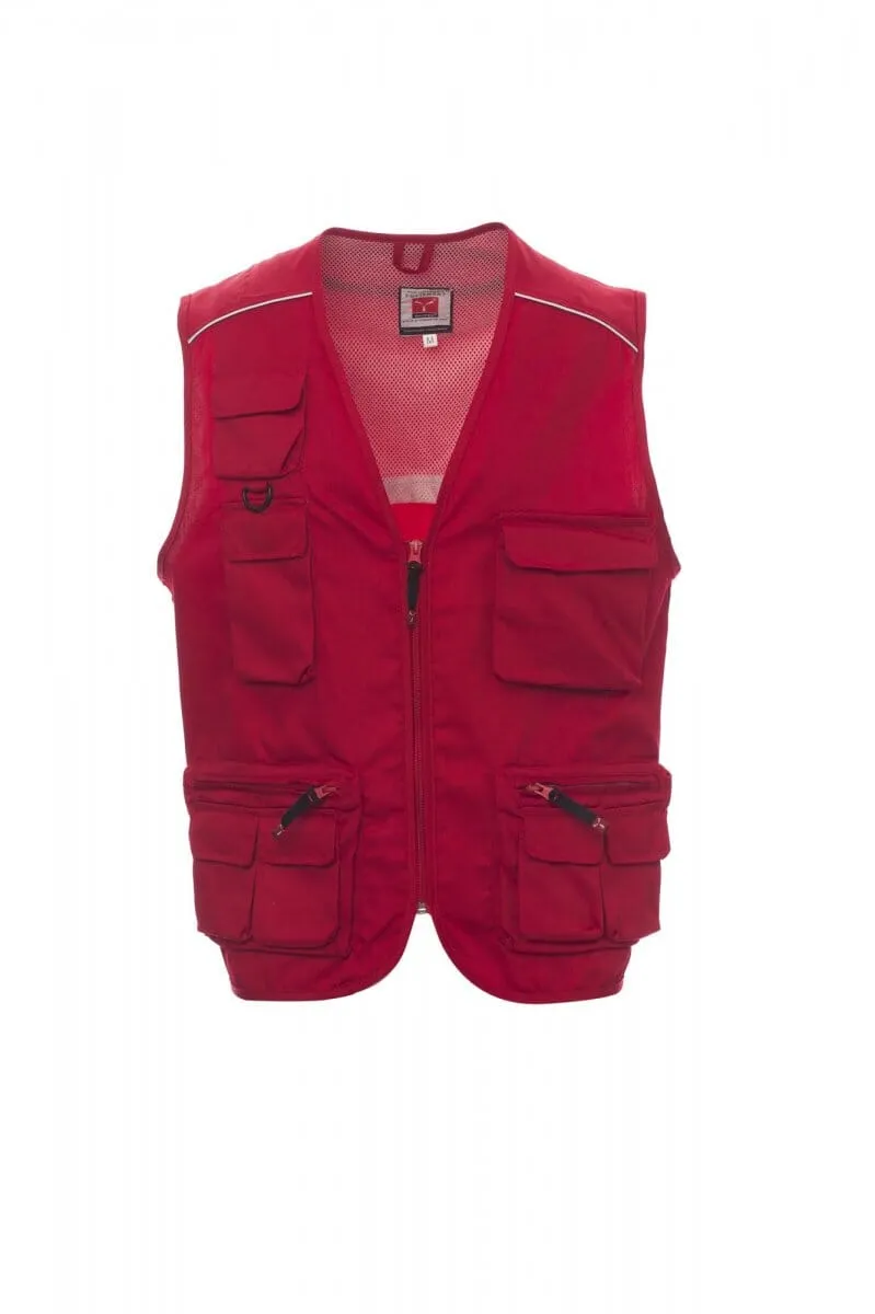 Gilet d'été, à fermeture, multi-poches / PAYPER POCKET