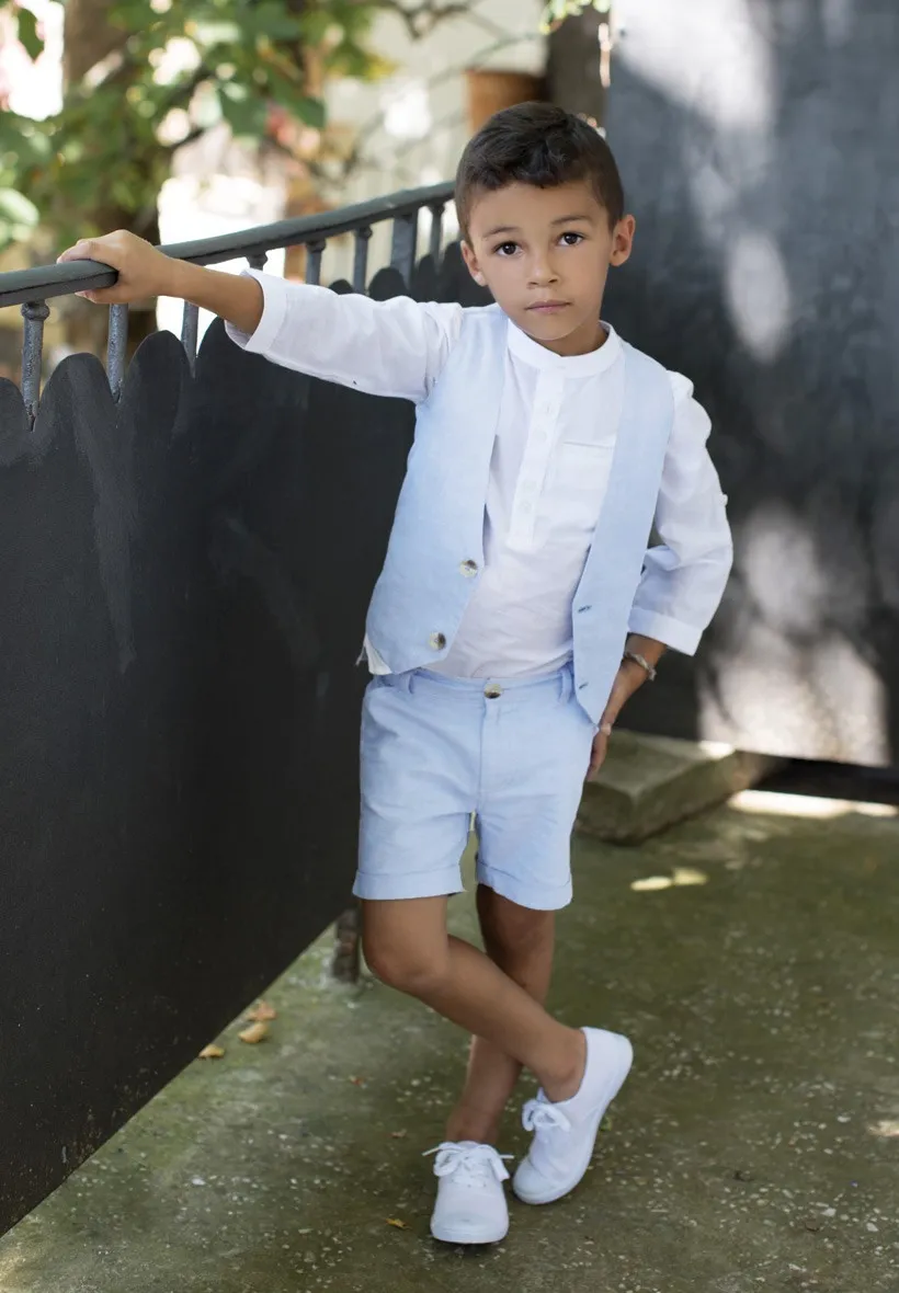 Gilet Léo Bleu ciel