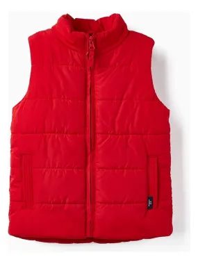 Gilet matelassé avec doublure polaire pour garçon  ROYALS OFF DUTY - Rouge