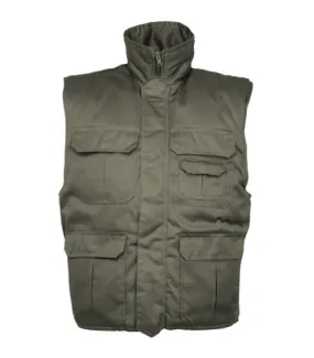 Gilet Militaire matelassé kaki armée