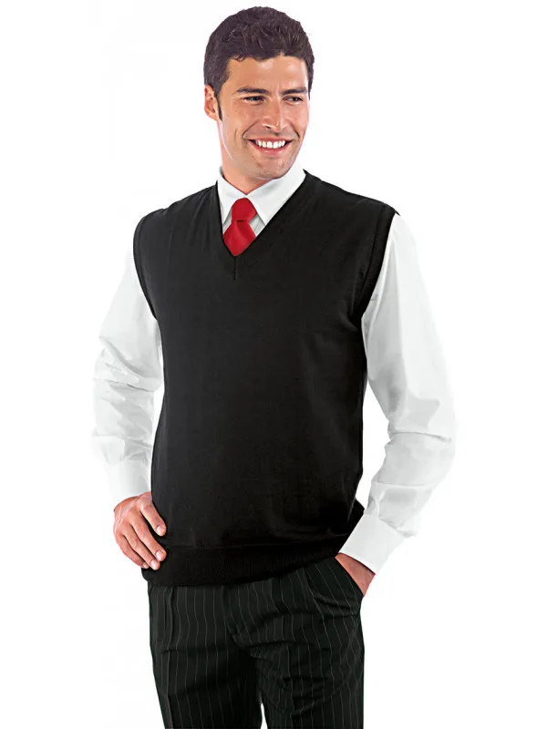 Gilet misto Laine Noir