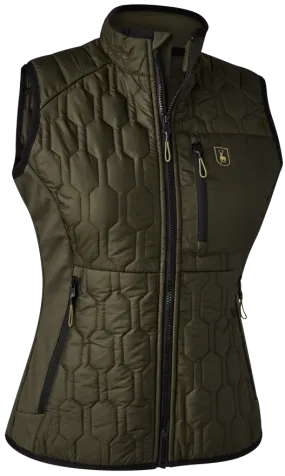 Gilet Mossdale Quilted kaki femme Deerhunter