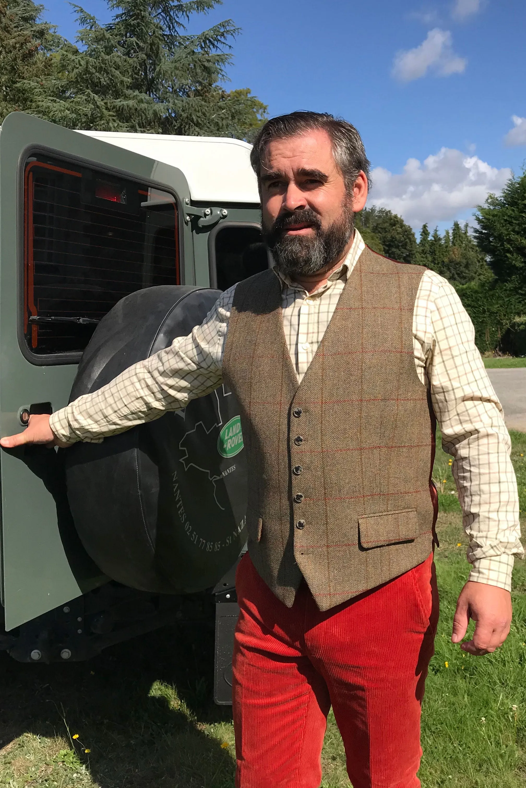 Gilet tailleur homme tweed - Kirkton