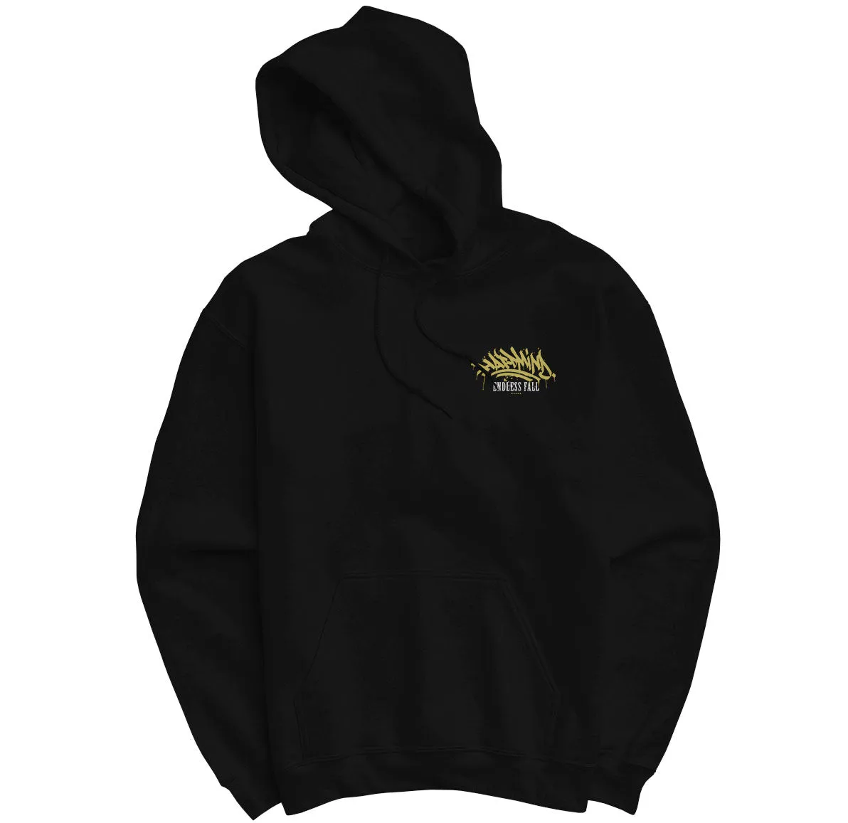 HARDMIND Endless Fall Black Hooded Sweatshirt