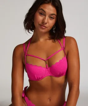 Haut de bikini Lurex Scallop