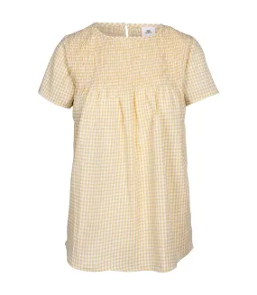 Haut à smocks candice femme maïs pâle Trespass