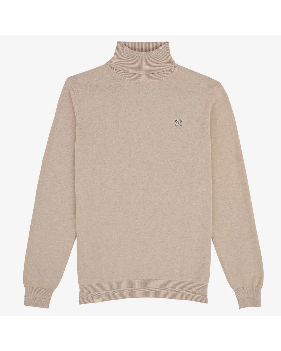 Homme PULL ESSENTIEL COL ROULE Beige
